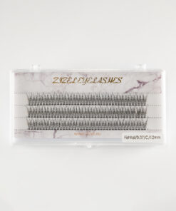Fishtail individual lashes 10D C 12mm